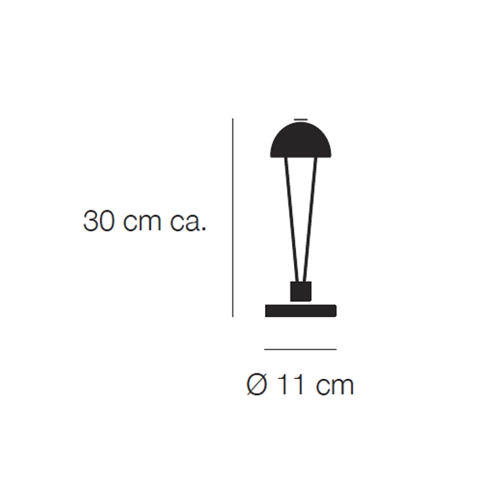 Catellani & Smith Ale Be T Lampada ricaricabile LED