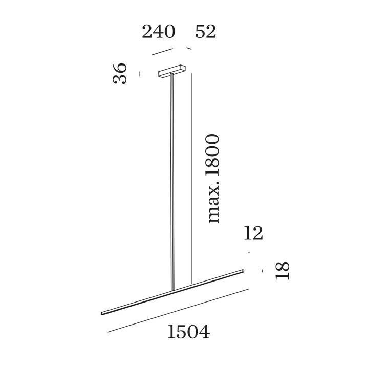 Wever E Ducrè Fil 1.0 - Suspension - 3000k - Black - Lid Design